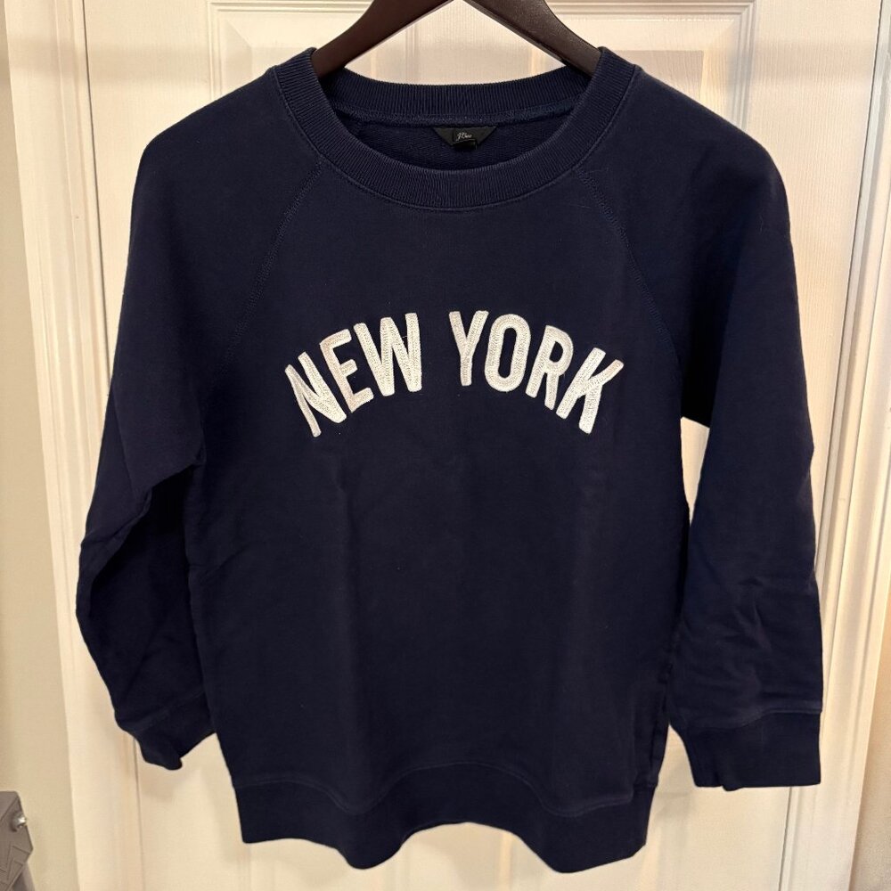 J Crew | New York French Terry Sweatshirt | M